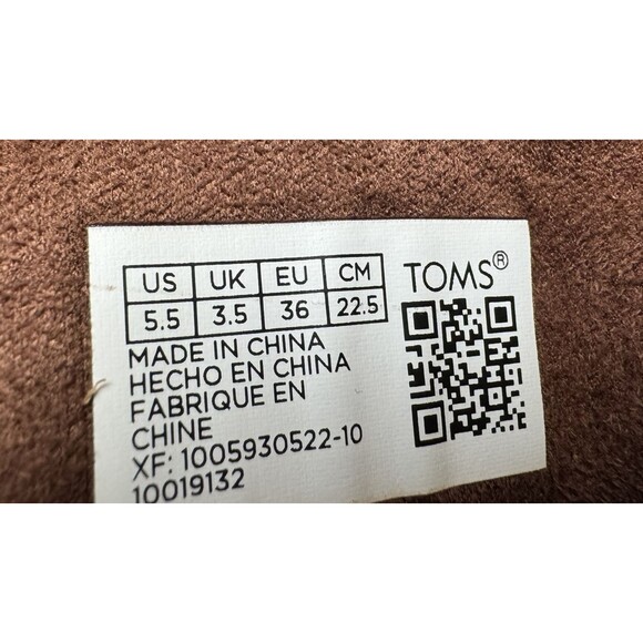 Toms Womens Size 5.5 Dark Brown Frankie Water Resistant Nubuck Boots Booties - Picture 7 of 7